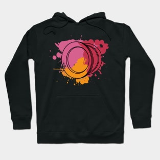 Splash Retro Pink Yoyo Hoodie